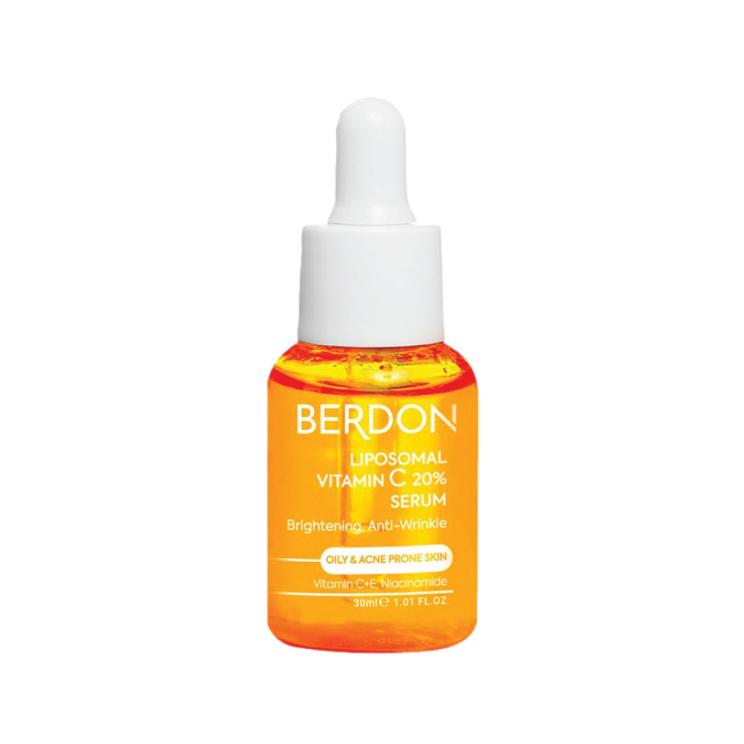 BERDON-liposmal-vitamin-c-20%-serum-oily-and-acne-prone-skin---6260002754774 سرم ویتامین C بردون مخصوص پوست های چرب و آکنه ای