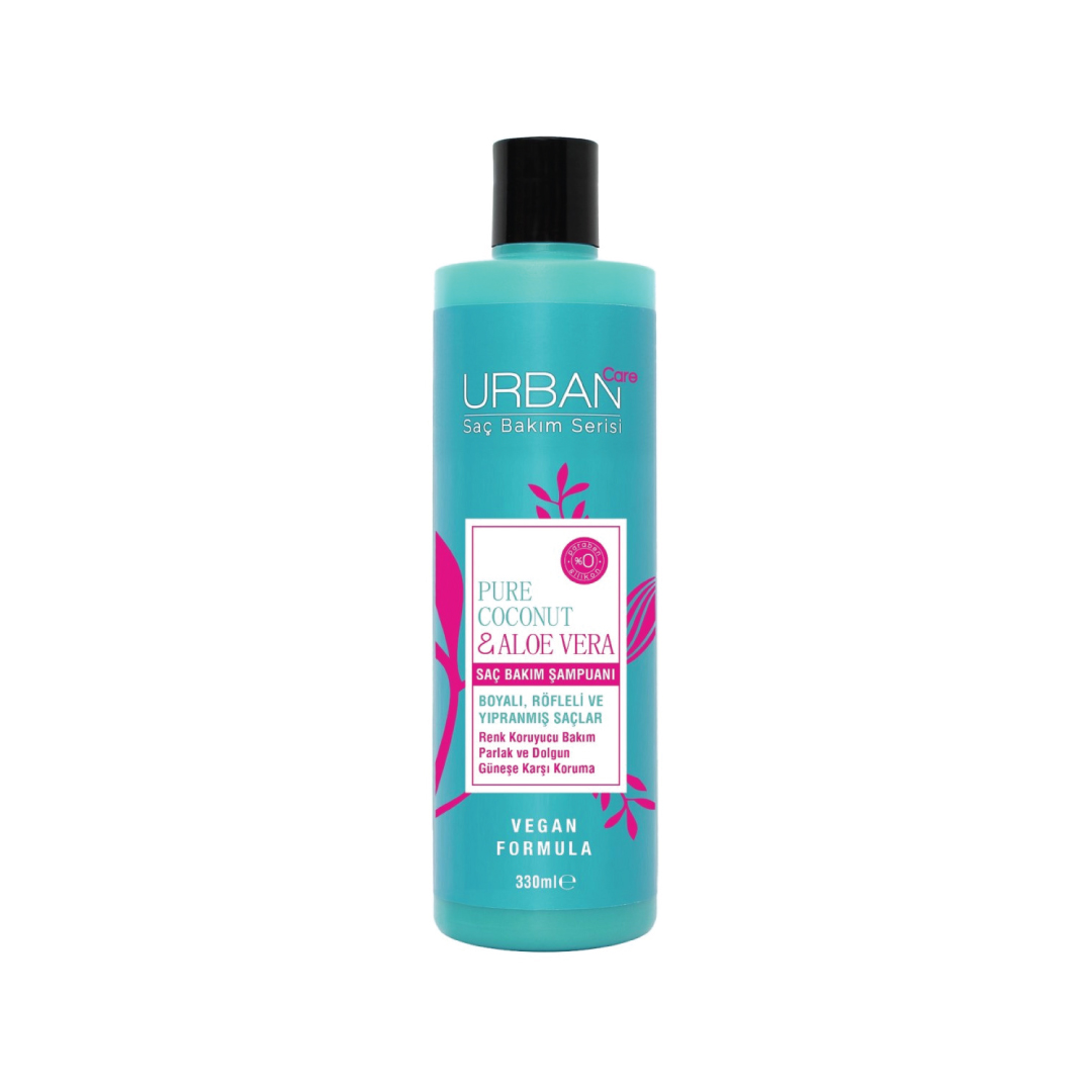 URBAN-SAÇ-BAKIM-ŞAMPUANI-330ML---8680690706448 شامپو اوربان کر مدل Pure Coconut حجم 350 میل - تصویر 1