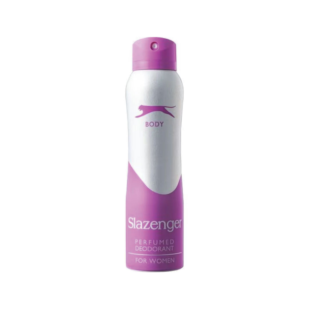 Slazenger-Women-Deo-Spray-150ml-Pembe---8690587006056 اسپری خوشبوکننده بدن زنانه صورتی اسلازنگر - تصویر 1