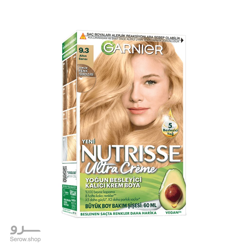 کیت رنگ مو NUTRISSE شماره ۹.۳ بلوند طلایی روشن