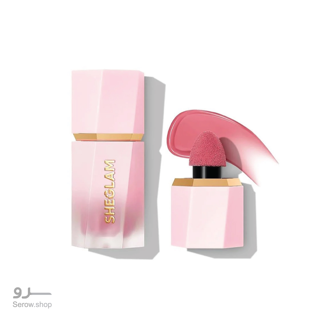 SHEGLAM-Color-Bloom-Liquid-Blush-Love-Cake----6931611300194 رژگونه مایع مات شیگلم مدل color bloom