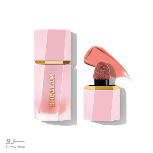 رژگونه مایع مات شیگلم مدل color bloom رنگ cutie pie