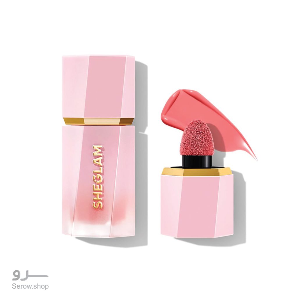 رژگونه مایع مات شیگلم مدل color bloom رنگ hot topic
