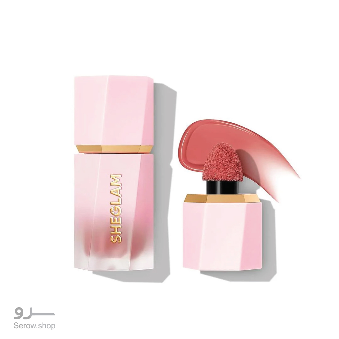 Sheglam-Color-Bloom-Liquid-Blush-Rose-Ritual---6931611300262 رژ گونه مایع شیگلم مدل COLOR BLOOM رنگ Rose Ritual