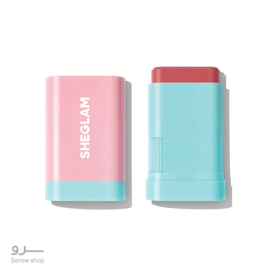 Sheglam-Glass-Glow-Blush-Stick-Brisk-Babe---6943958905376 رژگونه استیکی طرح ضد آفتاب مدل brisk babe - تصویر 1