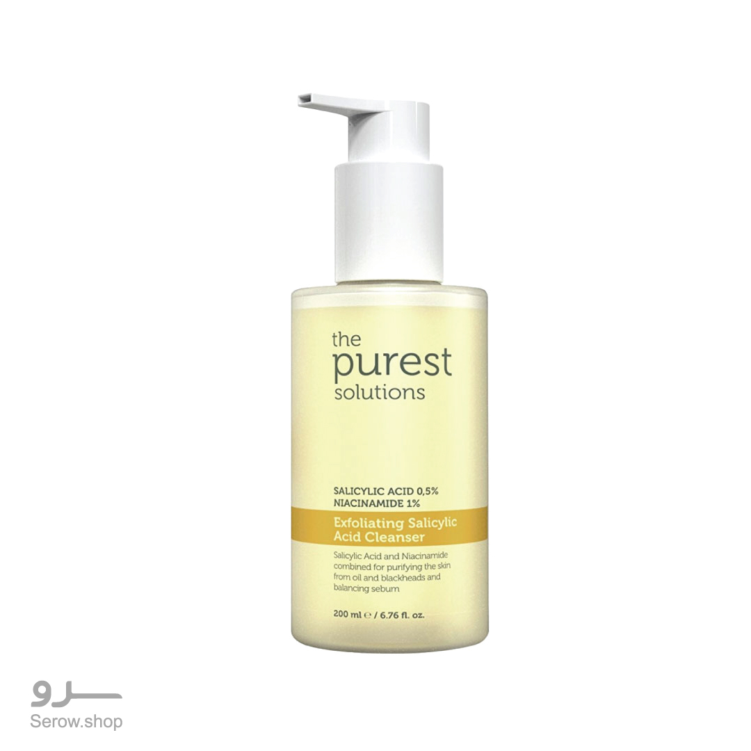 The-Purest-Solutions-Exfoliating-Salicylic-Acid-Cleanser-200ml---8682773091953 ژل شستشو ضد جوش پیورست حاوی سالیسیک اسید