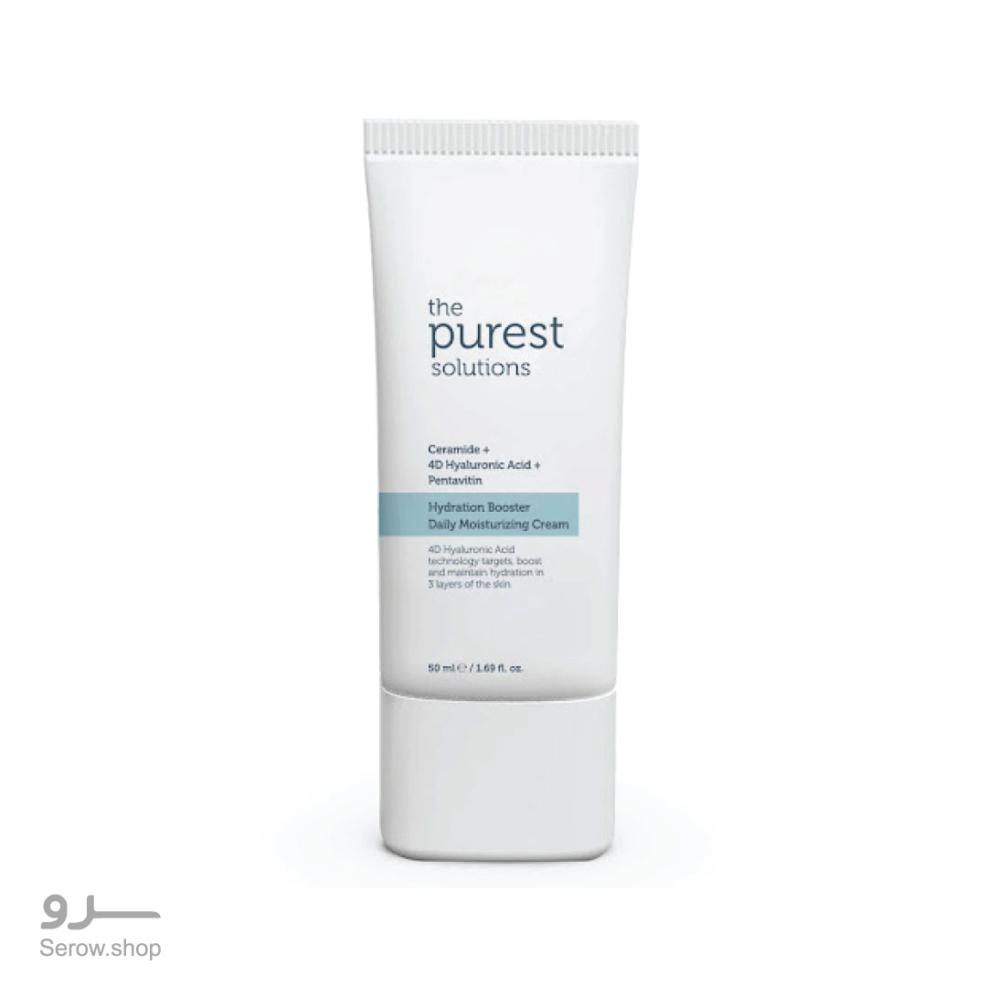 کرم مرطوب کننده و آبرسان پیورست حاوی هیالورونیک