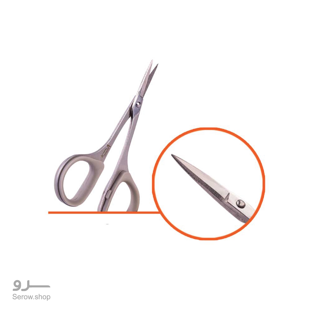 vergen-AF101 قیچی ابرو سرصاف ورژنAF101