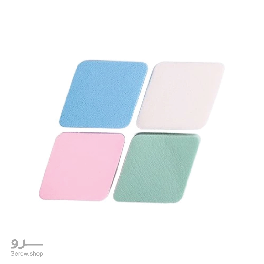 vergen-n109 پد آرایشی لوزی بزرگ 4عددی ورگن N109