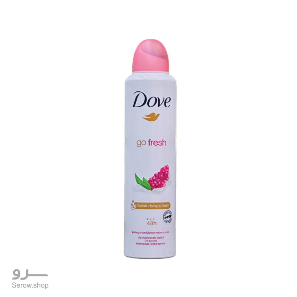 اسپری ضد تعریق داو مدل انار و به لیمو DOVE GO FRESH حجم 250 میل