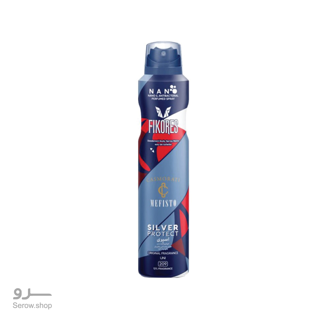 fikores-deodorant-body-spray-nano-MEFISTO-200ml---6269183002223 اسپری ضد تعریق مردانه فیکورس مدل مفیستو حجم 200 میل